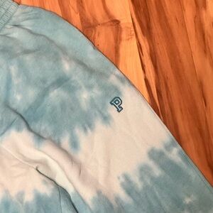 PINK| Blue Tie-Dye Jogger Sweats